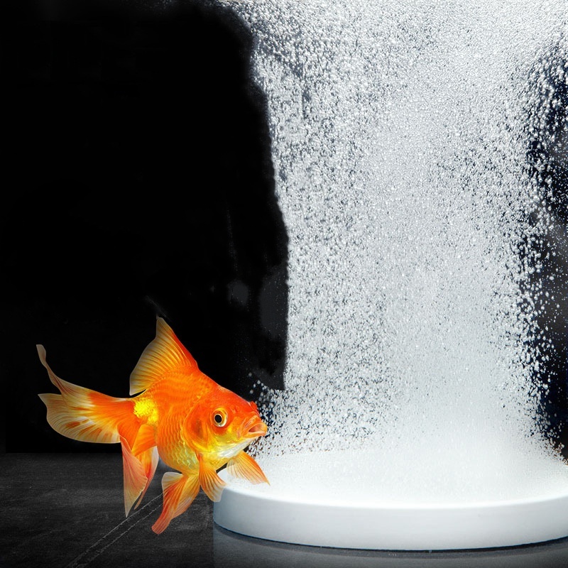 Aquarium Lily Pipe - Nano Disc Air Stone Oxygen Aerator