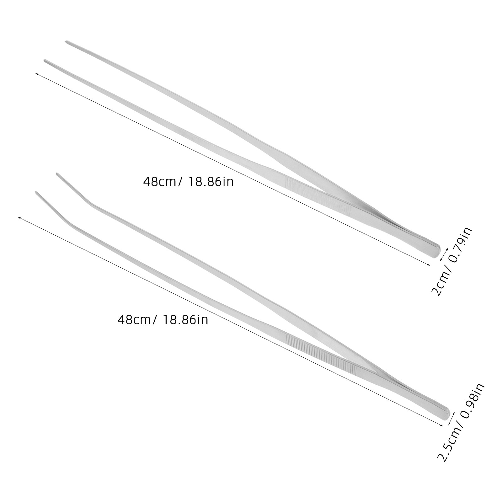 2Pcs Long Stainless Steel Twee - Planted Aquarium Tips review and price