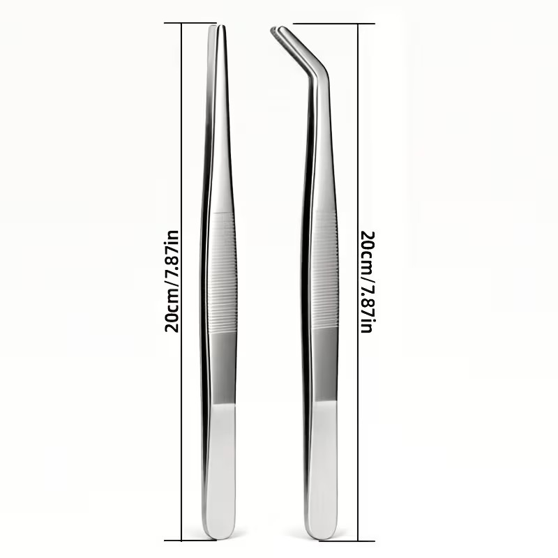 2pcs 20cm Stainless Steel Twee - Planted Aquarium Tips review and price