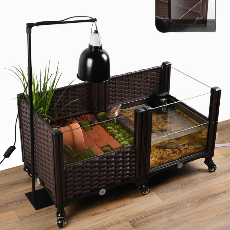 Eco Turtle Tank with Basking P - Aquarium Plant Yellowing review and price